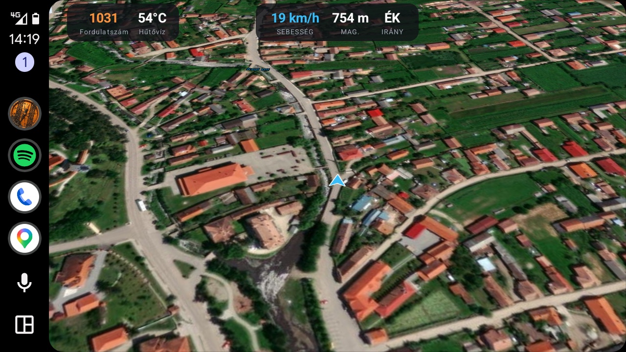 The map on your car screen
